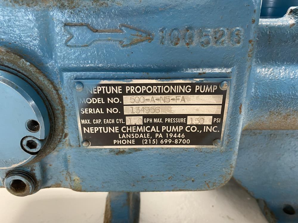 Neptune 1.0 GPH Proportioning Pump 500-A-N5-FA
